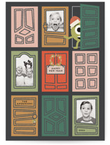 Pixar's Mosters Inc Holiday Doors Holiday Photo Cards