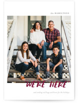 conversational design Holiday Photo Cards