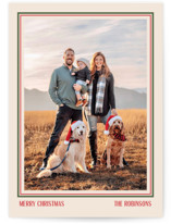 Simple frame Holiday Photo Cards