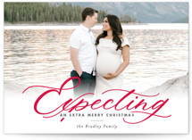 Expecting Holiday Photo Cards