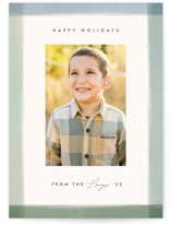 Edge Dip Holiday Photo Cards
