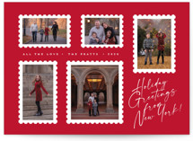 Stamp Collection Holiday Photo Cards