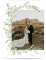 joyful greenery Holiday Photo Cards