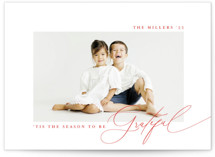 Simply grateful Holiday Photo Cards