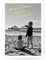 Warm Greetings Holiday Photo Cards