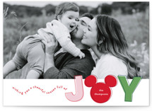 Joyful Mickey Holiday Photo Cards