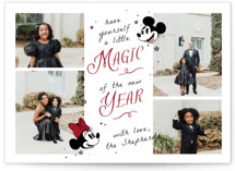 Disney's Mickey Minnie Magical Season Holiday Photo Cards
