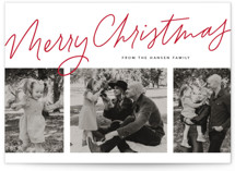 We Three Holiday Photo Cards