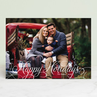 Classic Merry Holiday Photo Cards
