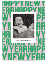 Letters Holiday Photo Cards