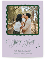 Squiggle and Stars Holiday Photo Cards