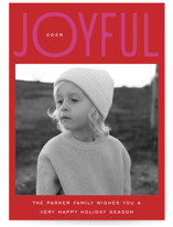 Fun & Bold Type Holiday Photo Cards