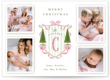 Family Crest Holiday Photo Cards