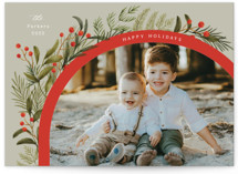 Lush Arch Holiday Photo Cards