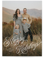 Bubbly Holiday Photo Cards
