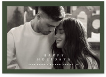 Simple holidays Holiday Photo Cards