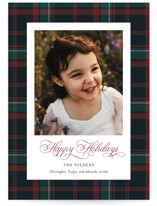 Plaid Traditions Holiday Photo Cards