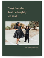 The Real Story Holiday Photo Cards