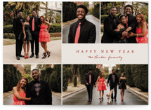 Simple Five Holiday Photo Cards