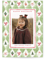Nostalgic Wrap Holiday Photo Cards
