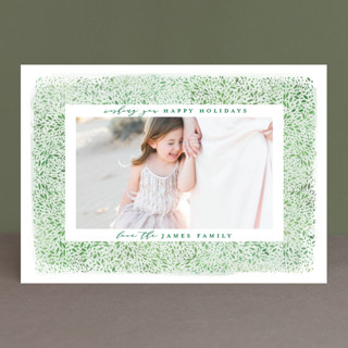 Delicate Frame Holiday Photo Cards