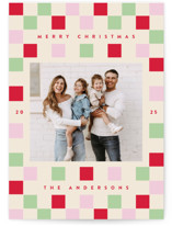 Happy Checkers Holiday Photo Cards