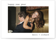 Typewriter Holiday Photo Cards