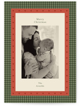 Disney's Mickey Stamped Border Holiday Photo Cards