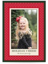 Disney's Mickey Mouse Swiss Dot Holiday Photo Cards
