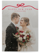 Bow Tied Holiday Photo Cards