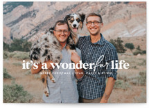 a wonderfur life Holiday Photo Cards