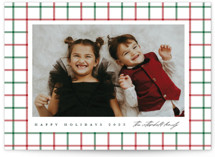 Christmas Plaid Holiday Photo Cards