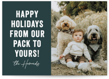 Our Pack to Yours Holiday Photo Cards