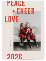 Modern Winter Holiday Photo Cards