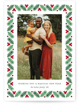 Disney's Modern Mickey Holly Holiday Photo Cards