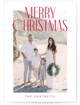 Merry Title Holiday Photo Cards