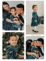 grid Holiday Photo Cards