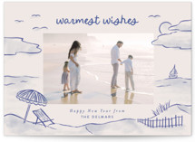 Tis the Sea Sun Holiday Photo Cards