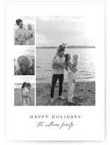 modern layout Holiday Photo Cards