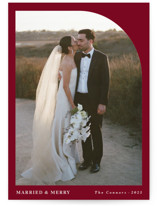 Arched Simplicity Holiday Photo Cards