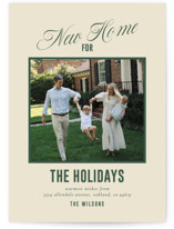 Contemporary New Home Holiday Photo Cards