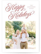 Holiday Flourish Holiday Photo Cards