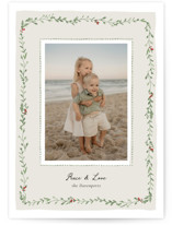 Vine & Dots Holiday Photo Cards