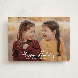Winter Greetings Holiday Photo Cards