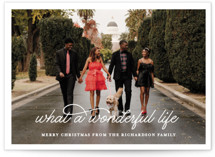 What A Wonderful Life Holiday Photo Cards
