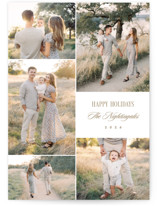 Minimal Five Holiday Photo Cards