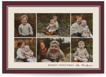 Framed Photos Holiday Photo Cards