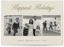 Three Holiday Moments Holiday Photo Cards