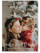 & Hugs Holiday Photo Cards