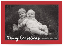 Christmas Pudding Holiday Photo Cards